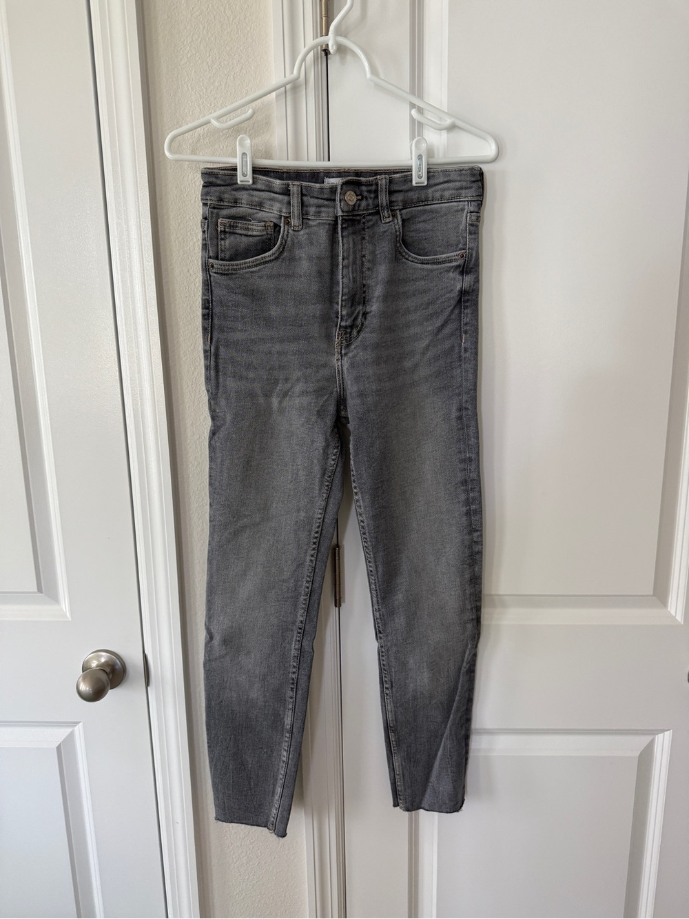 Zara Light Gray Denim Jeans